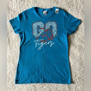 Go Tigers Blue Ladies T-Shirt Size XS New with Tag